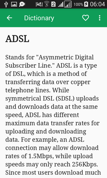Computer Terms Dictionary - Image screenshot of android app