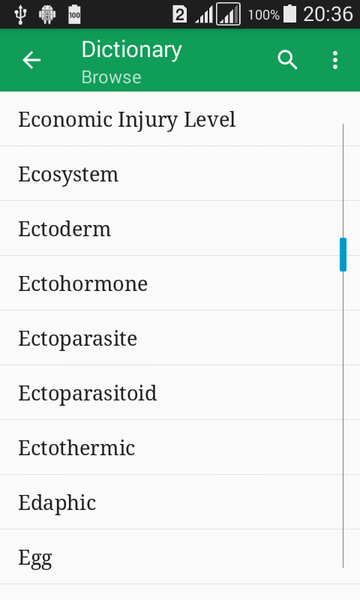 Entomology Dictionary Offline - Image screenshot of android app