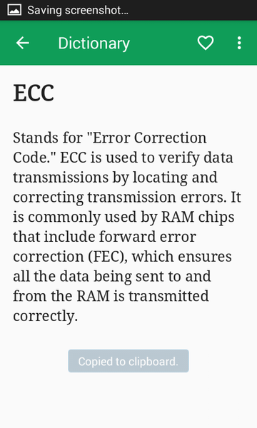 Computer Hardware Dictionary O - Image screenshot of android app