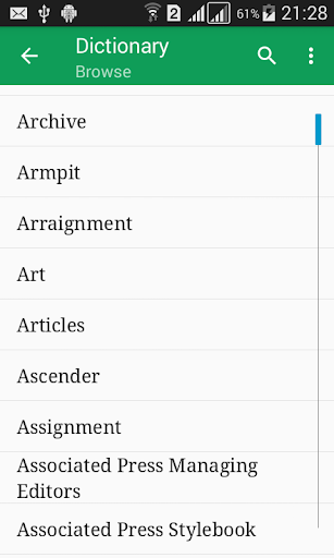 Journalism Dictionary Offline - Image screenshot of android app