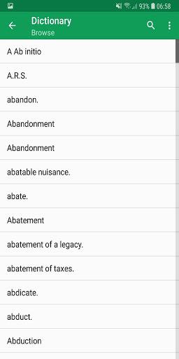 Law Dictionary Offline - Image screenshot of android app