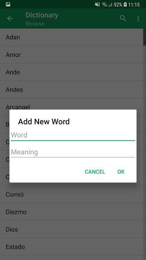 Spanish Dictionary Offline - Image screenshot of android app