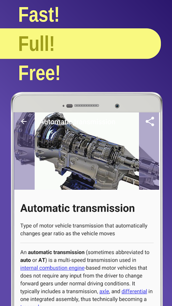 Auto Parts & Engines. Mechanic - Image screenshot of android app