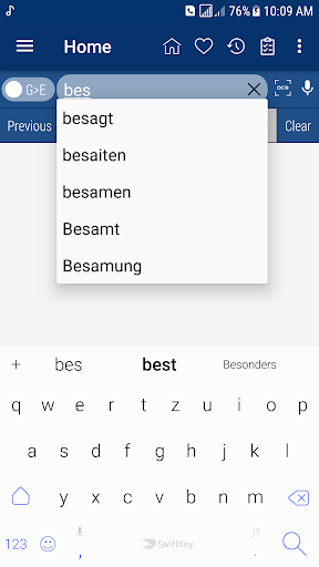 English German Dictionary - عکس برنامه موبایلی اندروید