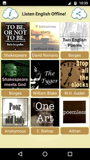 Listen English Poems Offline - Image screenshot of android app