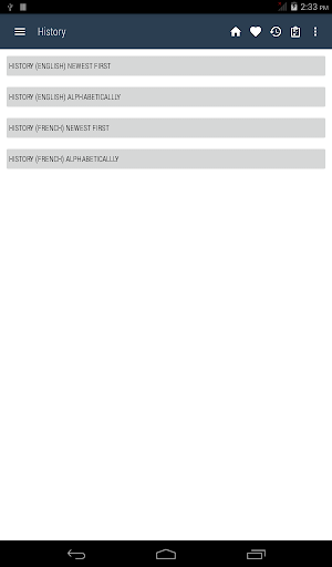 English French Dictionary - Image screenshot of android app