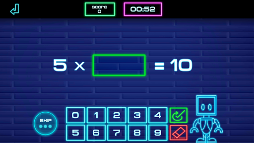 Times tables for kids & MATH-E - عکس بازی موبایلی اندروید