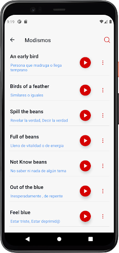 Verbos en Inglés - عکس برنامه موبایلی اندروید
