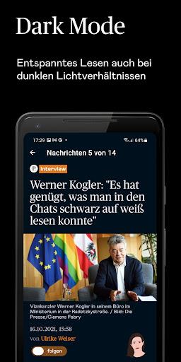 Die Presse - عکس برنامه موبایلی اندروید