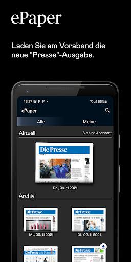 Die Presse - عکس برنامه موبایلی اندروید