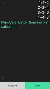 MingCalc Calculator - history calc - عکس برنامه موبایلی اندروید