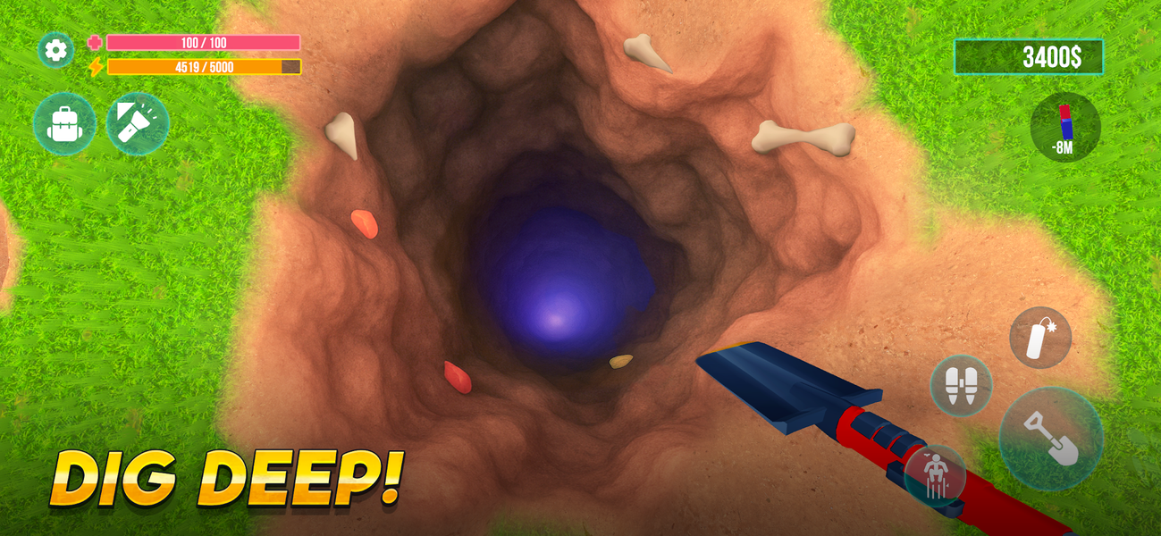 Digging Hole Mania - Gameplay image of android game