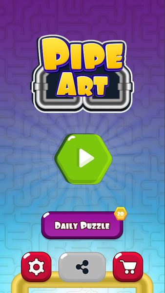 Pipe Art Game - Matching Pipes - Gameplay image of android game