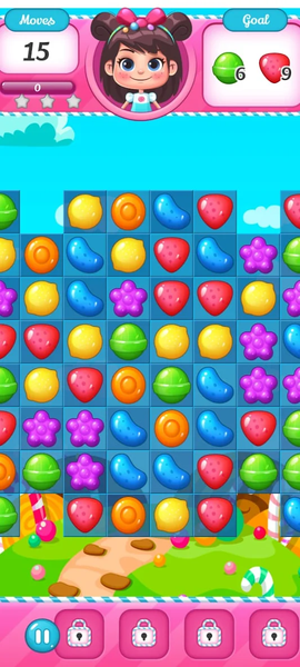 Sweet Candy - Candy Match Game - Gameplay image of android game