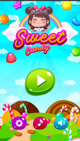 Sweet Candy - Candy Match Game - Gameplay image of android game