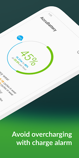 Accu​Battery - Image screenshot of android app
