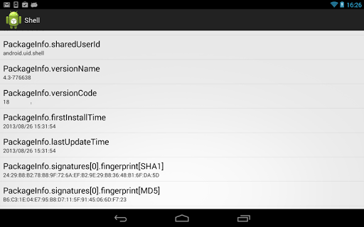 Installed Package Viewer - عکس برنامه موبایلی اندروید