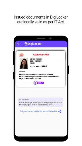 DigiLocker - عکس برنامه موبایلی اندروید