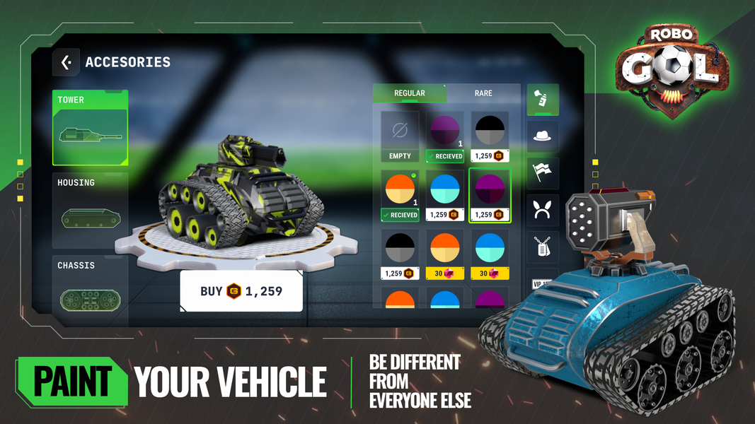 RoboGol: Robot Soccer League - عکس بازی موبایلی اندروید