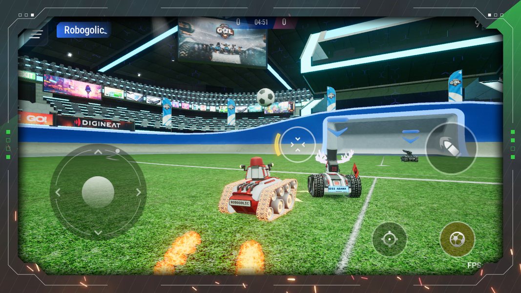RoboGol: Robot Soccer League - عکس بازی موبایلی اندروید