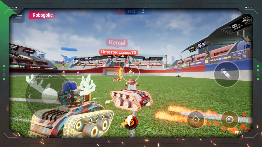 RoboGol: Robot Soccer League - عکس بازی موبایلی اندروید
