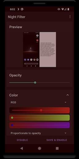Night Filter - Image screenshot of android app
