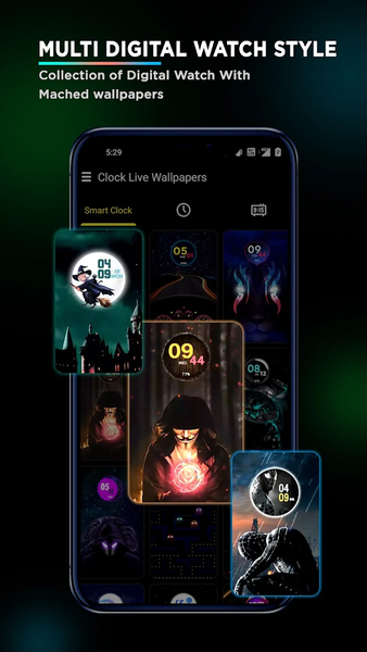 Smart Watch - Clock Wallpaper - عکس برنامه موبایلی اندروید