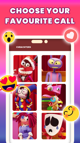 Call Digital Circus Fake Chat - Image screenshot of android app