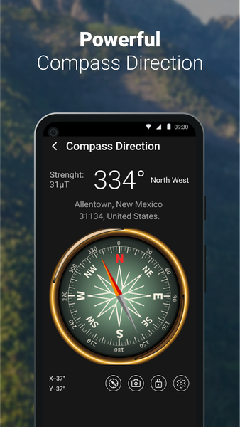 Compass - Compass Direction - عکس برنامه موبایلی اندروید