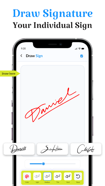 Sign Docs - Signature on PDF - عکس برنامه موبایلی اندروید