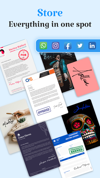 Sign Docs - Signature on PDF - عکس برنامه موبایلی اندروید