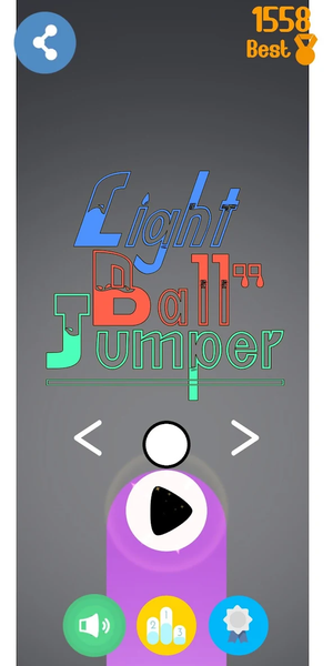 Light Ball Jumper : Color Ball - Gameplay image of android game