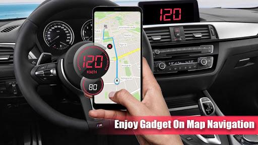 Digital Speedometer - GPS Odometer app offline HUD - عکس برنامه موبایلی اندروید