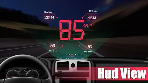 Digital Speedometer - GPS Odometer app offline HUD - عکس برنامه موبایلی اندروید