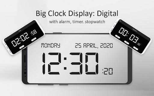 Big Clock Display: Digital - Image screenshot of android app
