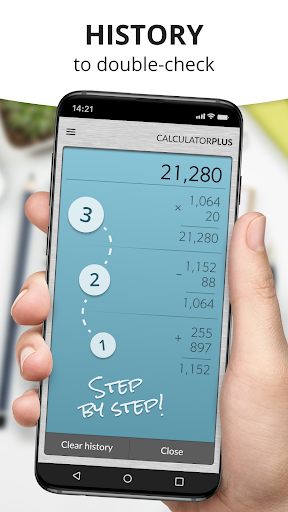 Calculator Plus with History - Image screenshot of android app