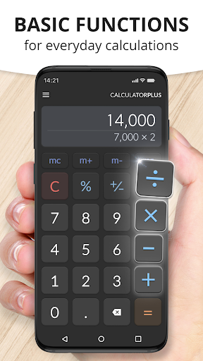 Calculator Plus with History - عکس برنامه موبایلی اندروید