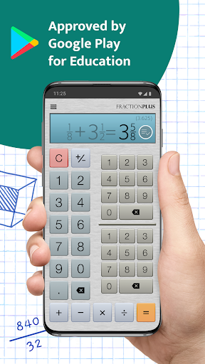 Fraction Calculator Plus - عکس برنامه موبایلی اندروید