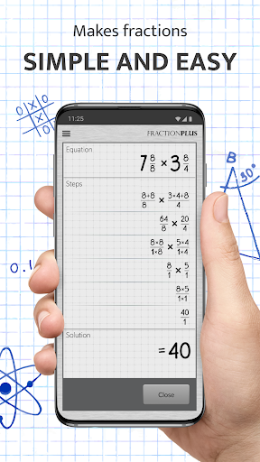 Fraction Calculator Plus - عکس برنامه موبایلی اندروید