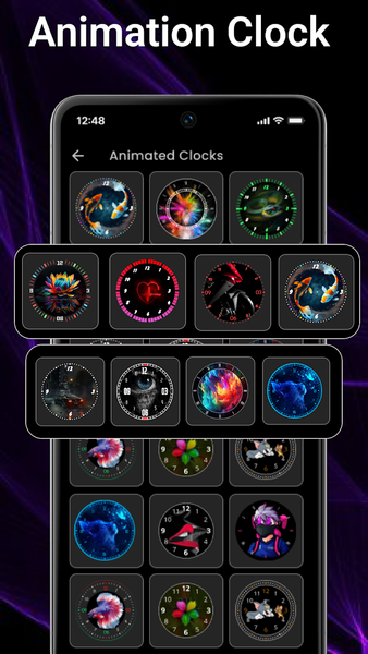 AOD Night Clock Alarm - Image screenshot of android app