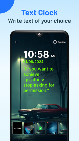 Analog-Digital Clock Wallpaper - Image screenshot of android app