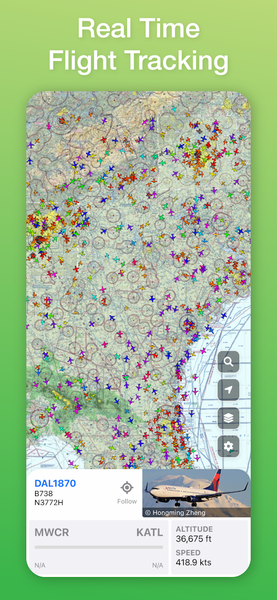 Flight Tracker Radar Live 24 - عکس برنامه موبایلی اندروید