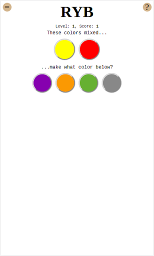 CMYK Color Mixing Game - Image screenshot of android app