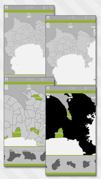 E.Learning Kanagawa Map Puzzle - عکس بازی موبایلی اندروید