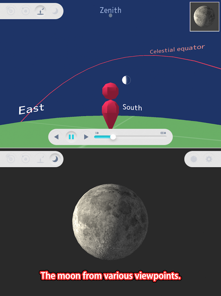 Moon phases assist - عکس برنامه موبایلی اندروید