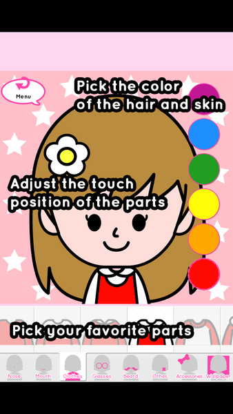 Portrait shop - cute - Image screenshot of android app