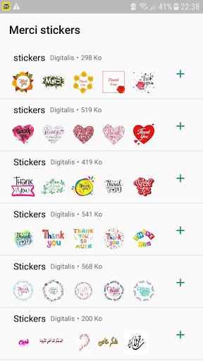 WAStickerApps - thank you stickers for whatsapp - عکس برنامه موبایلی اندروید