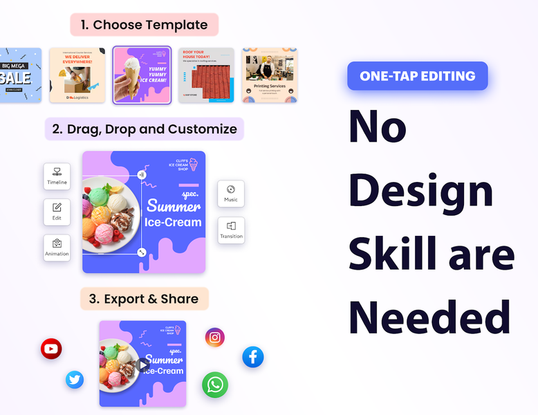 Marketing Video Maker Ad Maker - Image screenshot of android app