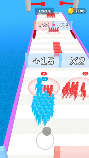 Crowd Multiplier 3D - Gameplay image of android game