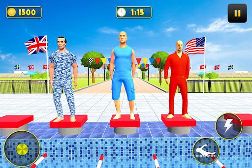 Swimming Pool Rush Water Race - Gameplay image of android game